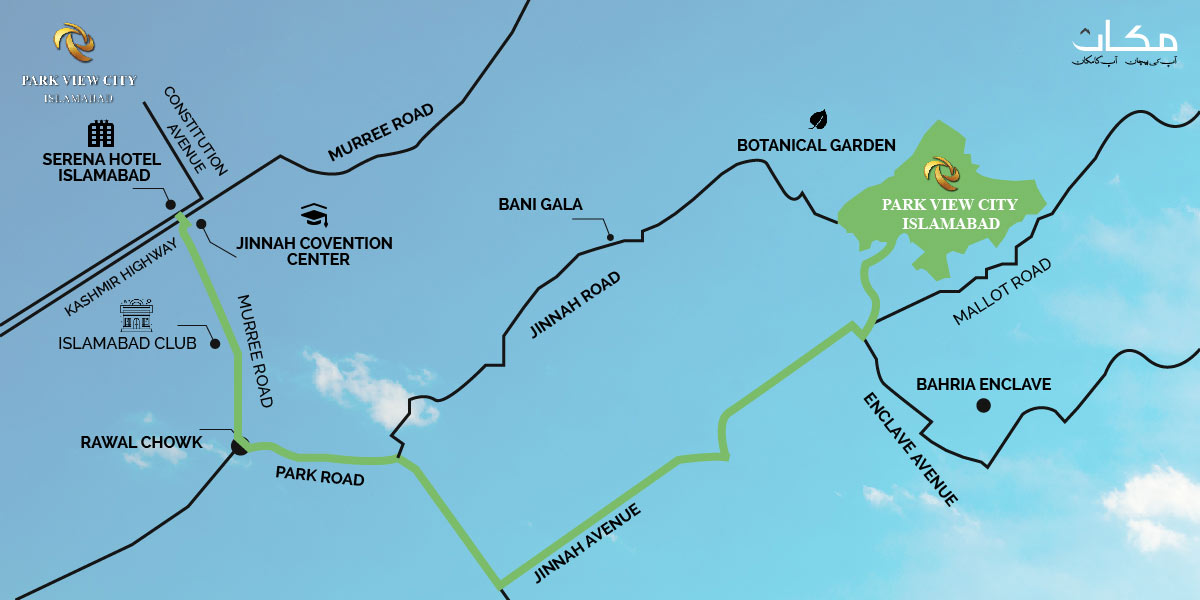 Park View City Islamabad Nearby Locations