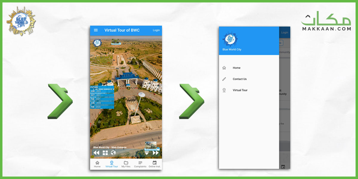 Blue World City Islamabad File Verification through App Step 2