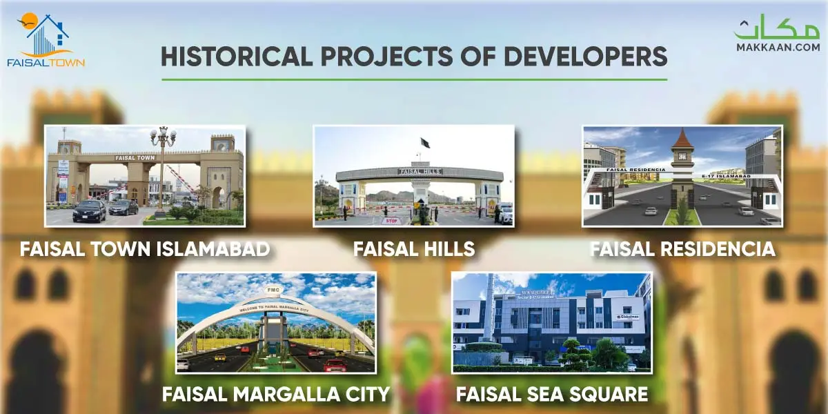 Projects by Faisal Town Phase 2 Developers