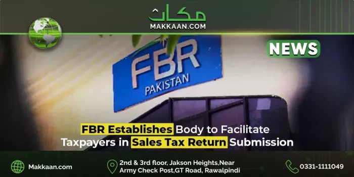 FBR Establishes body to facilitate taxpayer in sales tax return news